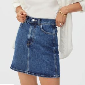 Everlane Blue Denim Mini Skirt